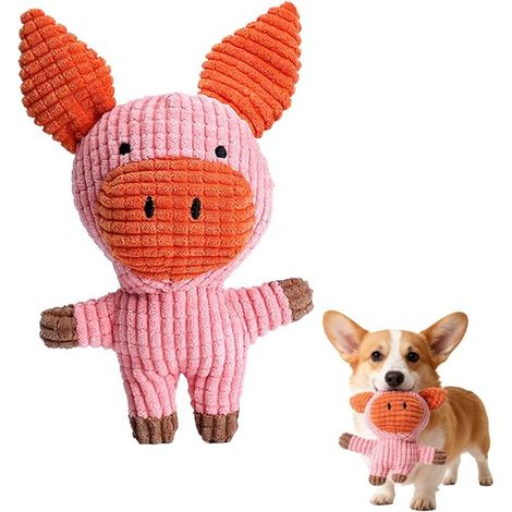 Jouet anti-stress pour chien Piglet - Jouet couineur - Jouet interactif indestructible (1/5)