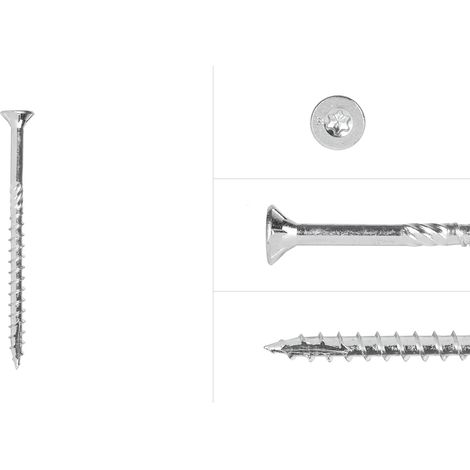Spanplattenschrauben Verzinkt 4,5 x 60 mm Torx 25 Teilgewinde -
