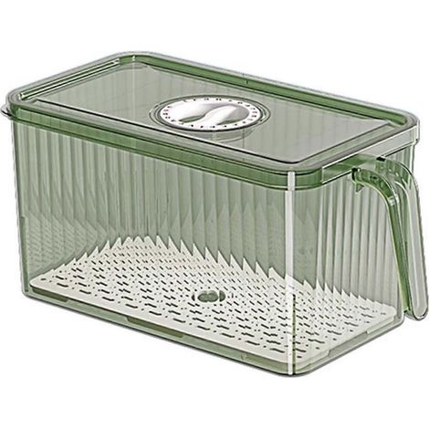 Boîtes de rangement alimentaires hermétiques pour réfrigérateur avec couvercle, étanches, pour conserver aliments frais, empilables, lot de boîtes de stockage cuisine (1/4)