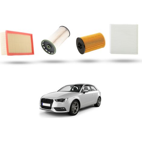 Kit Tagliando 4 filtri compatibile con Audi A3 (8V1,8VK) 2.0 TDI 105kw dal 2012 (1/5)