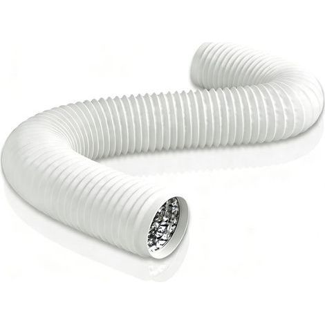 1 Tuyau ventilation, flexible aluminium, acier inoxydable, diamètre 100mm, longueur 6m, pour climatisation extracteur (1/5)