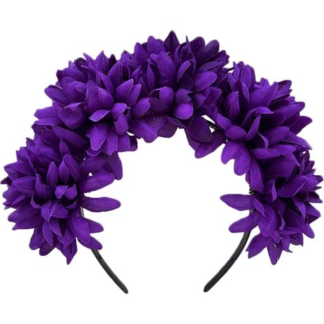 Bandeaux pour fille confortables et tendance pour femmes, accessoires de cheveux pour festival, cosplay, fête de mariage, accessoires de cheveux pour mariage (1/5)