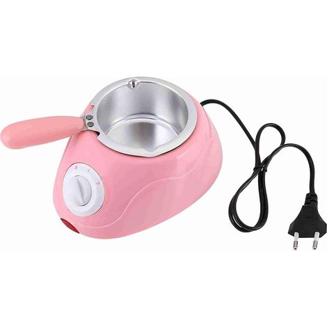 Machine à Fondre Le Chocolat électrique, Mini Appareil de Cuisine avec Ensemble de moules pour Faire Fondre Le Chocolat, pour Les boulangers Amateurs et Les ménages (Rose) (1/5)
