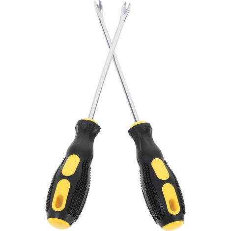 Extracteur de Clous Manuel et Pliage à 15 Degrés en Acier 2pcs Poignée en Caoutchouc, Prise Ferme Plusieurs styles pour Travaux de Bricolage et Décoration Plusieurs styles (1/5)