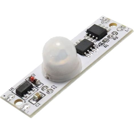 IluminaShop - Detector de Movimiento PIR 360º para Perfil LED 12/24V