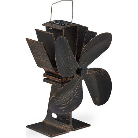 Ventilatore per stufa color bronzo senza elettricita (1/5)