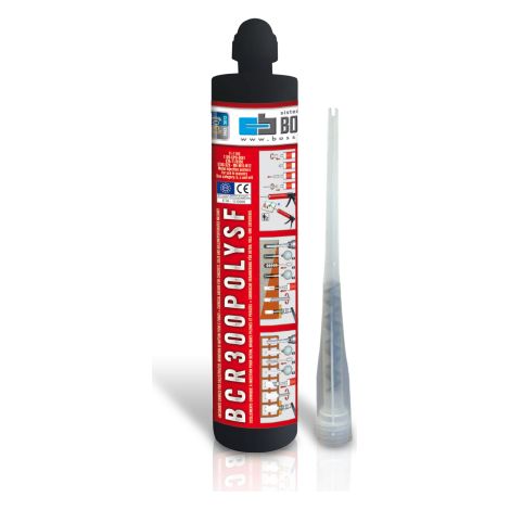 Bossong ancre chimique BCR 300 Poly EC pour ancrage de maA onnerie 300 ml