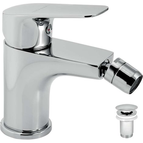 Novaservis Titania Pure - Grifo de bidé, con desagüe, cromo 90311,0