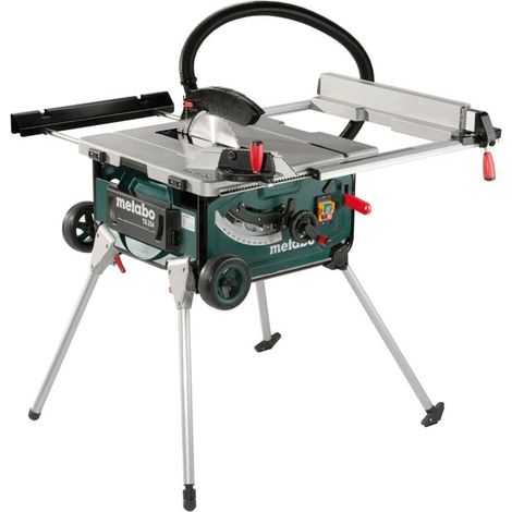 Metabo Tischkreissäge TS 254 mit Untergestell /Trolleyfunktion + Sauger ASR 2025 (1/5)