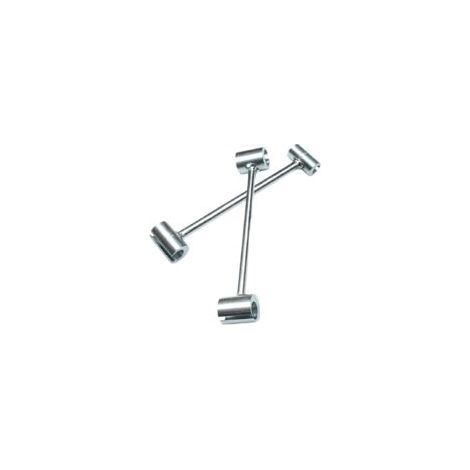 Scharnierspalt-Einstellschlüssel, Türscharnier-Reparatur- und Einstellwerkzeug 8-25 mm, verstellbar (8-19 mm) (1/5)