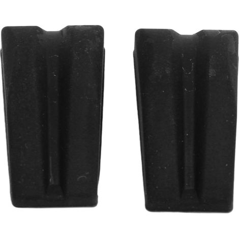 2 Pièces Bouchons d'Extrémité en Caoutchouc pour Arc Réduction des Vibrations et du Bruit Accessoires de Tir à l'Arc Noir