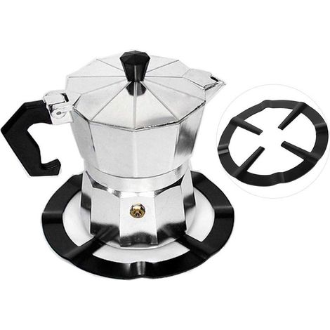 Réducteur D'anneau de Gaz, Grilles de Brûleur de Cuisinière à Gaz en Acier Inoxydable Support de Casserole Moka Support Brûleur Wok Adaptateur D'anneau pour Machine à Expresso, (1/5)