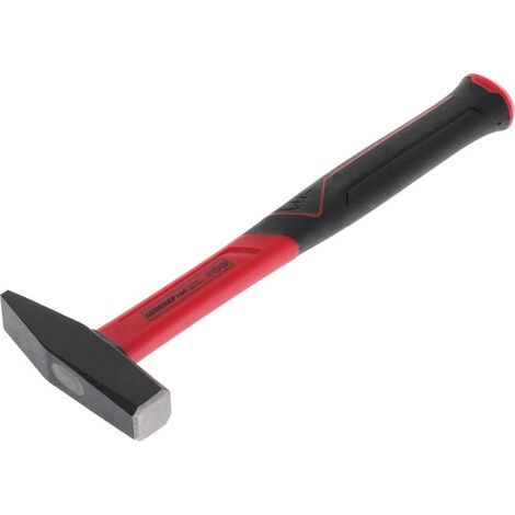 Marteau Europe centrale avec manche en fibres de verre, Poids de la tête 300 g, Marteau avec manche en fibres de verre, Outil, Forgé, R92120012 (1/5)