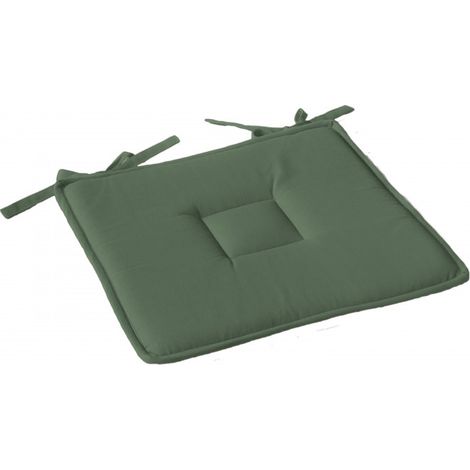 Galette Plate 40 x 40 cm 100 % Coton - 40x40cm - Vert kaki