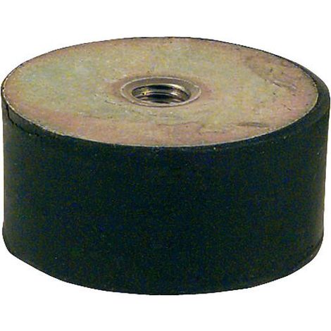 Ressort en caoutchouc type E 30 x 15 mm, filet fem M 8