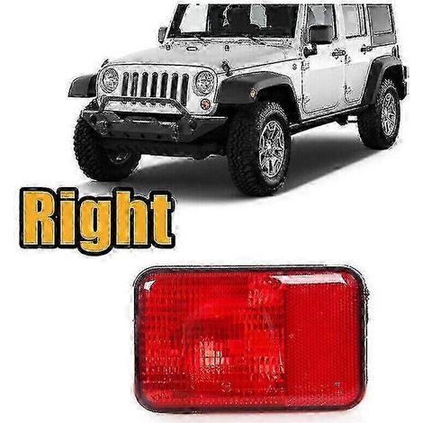 unidad de luz trasera derecha para parachoques de coche, luz antiniebla, luz trasera 55078104ac para Wrangler 2007-2018 hwy