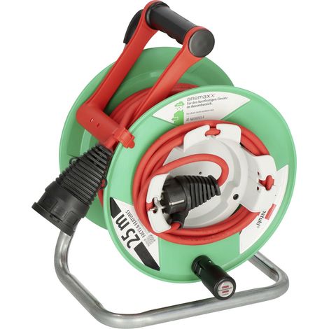 Brennenstuhl 1148370 Kabeltrommel 25.00 m Rot Schutzkontakt-Stecker