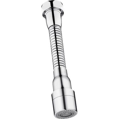 Robinet avec 2 Modes 14cm,Flexible Embout Robinet Cuisine,Brise Jet RobinetCuisine à 360° degrés (1/4)