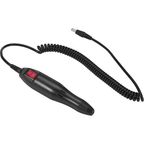 Poignée de rechange pour meuleuse à ongles électrique 2000, poignée noire spécialement conçue pour les meuleuses à ongles. (1/5)