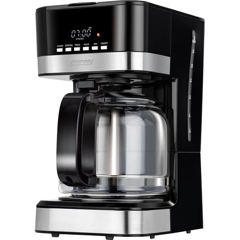 MPM MKW-05 cafetera negra y plata 1,8 L 950W
