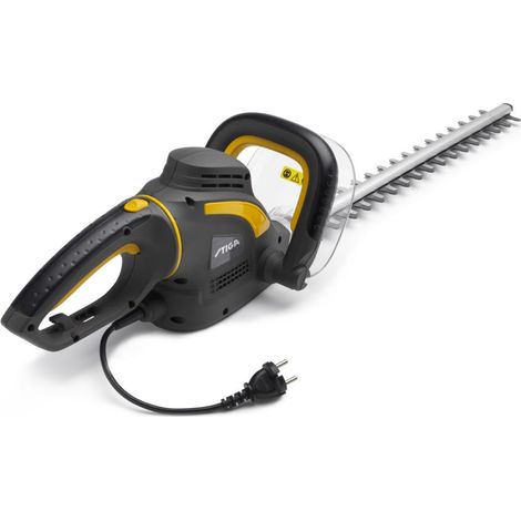 STIGA HT 105c Elektro-Heckenschere, 500 W, 51 cm Doppelklinge – 180° Drehbarer Griff, 16 mm Zahnabstand – Für Heckenpflege Im Garten (1/5)