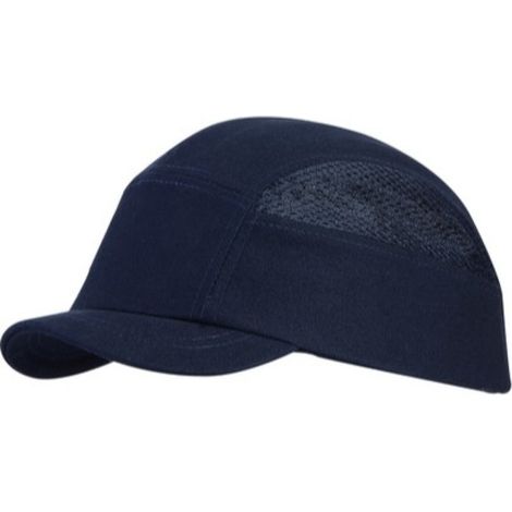 Casquette anti-heurt visière courte mixte avec aération latérale SINGER SAFETY Bleu Marine Unique. (1/3)