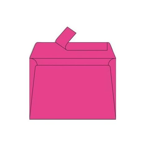 Enveloppes - CLAIREFONTAINE - POLLEN - Paquet de 20 - 90x140mm - Couleur fuschia