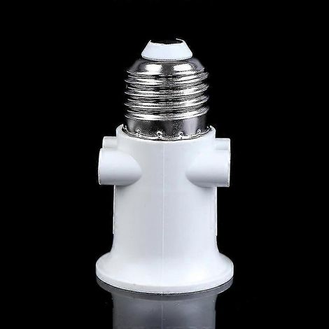 Adaptateur de douille E27 AC100-240V avec prise européenne (1/4)