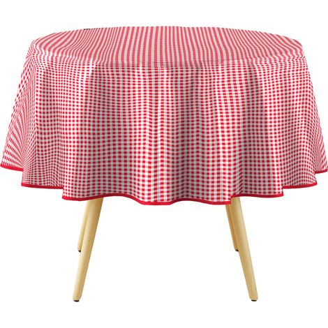 Runder Tischdecken MINI VICHY, Ø 160 cm, Karomuster