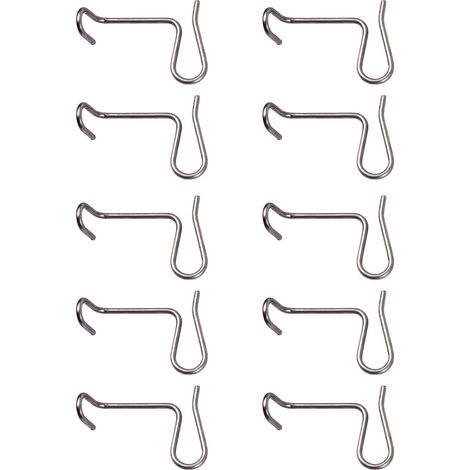 Set mit 10 Zaunspannern für Metallpfosten, Werkzeuge zum Spannen und Befestigen von Zäunen in Garten, Landwirtschaft oder Obstplantagen