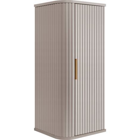 Rodan Badschrank 79 cm, Beige, 31,5 x 35 x 79 cm, modernes Design, platzsparend und funktional, feuchtraumgeeignet