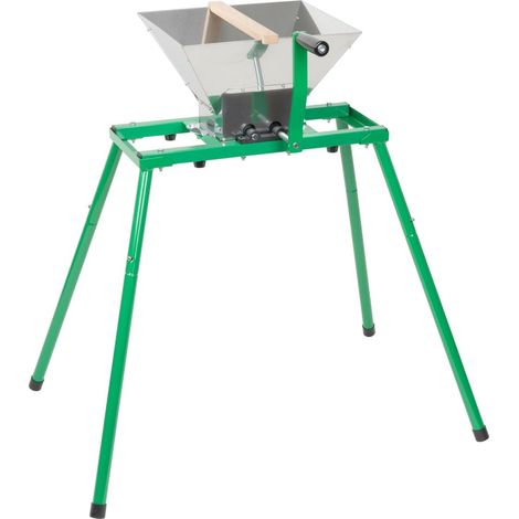 Mühle Strend Pro, für Trauben, Edelstahl, 7 Liter, mit Kunststoffzähnen, Metallständer (1/5)