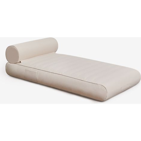 Chaise longue gonflable Lirenita SKLUM Tapioca Beige (1/5)