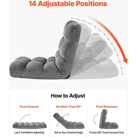 Fauteuil de Sol Pliable - Dossier Réglable à 14 Positions (1/5)
