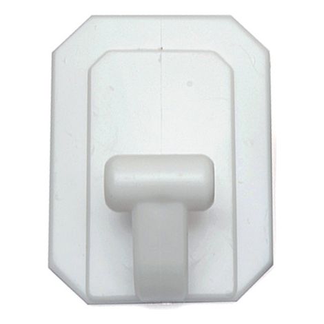 GANCIO ADESIVO GIGANTE PLASTICA 60X80 MM BIANCO- DIESSE- 25,0 pz