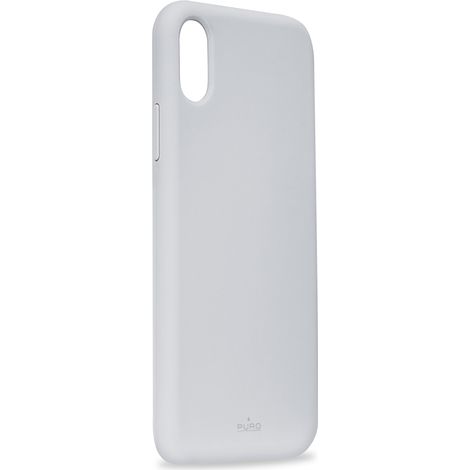 PURO Puro – Custodia Protettiva semie Rigida Serie Icon per iPhone X/XS – Blu Chiaro (1/3)