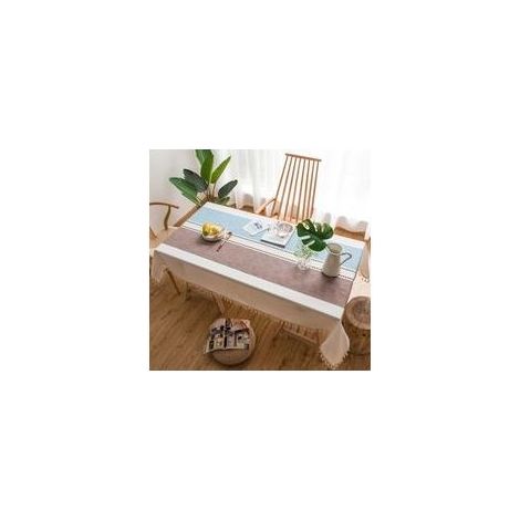 Nappe de Table Rectangulaire pour Salle à Manger Décor de Cuisine,140 cm x 240 cm,élégante jolie pour Table de Cuisine Decoration (1/5)