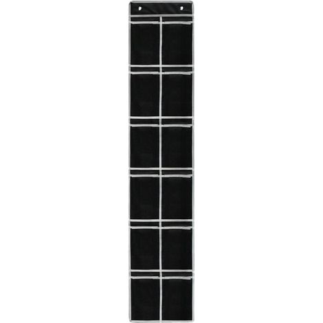 12 Mesh Pocket Hanging Shoe Organiser Rack Behind Doors Rack Storage Household Wall Bag Room Storage-A