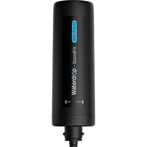 Waterdrop FUL12 41600L Cartouche filtrante de rechange pour filtre à eau UL12A/UL12B pour filtre à eau sous évier réduit PFAS, PFOA/PFOS, plomb, chlore, mauvais goût et odeur
