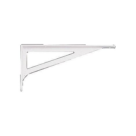 Consoles d'étagère 1020 - Renforcées epoxy blanc profondeur 200 mm - MOD