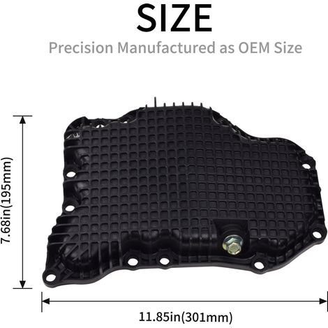 111106RC1B oil pan with gasket is suitable for 2023 and 2024 Nissan Rogue 1.5 engines. (1/4)