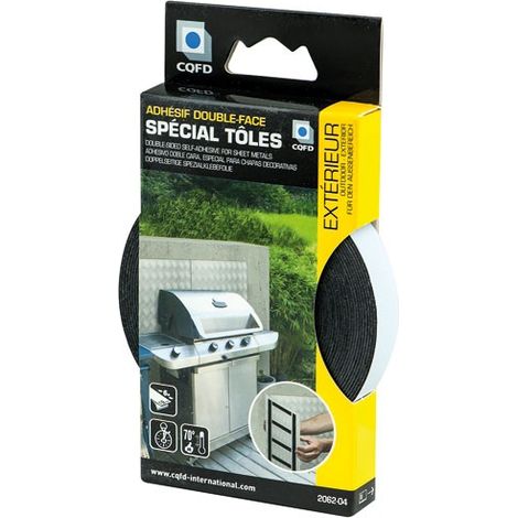 CQFD - Mousse adhésive double face intérieur/extérieur 19 mm x 6