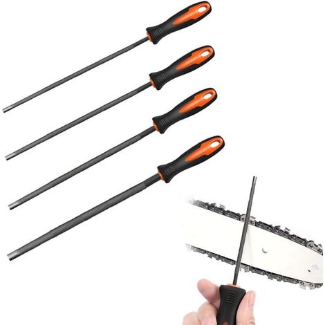 Feilenset Rundfeilen 4 Stück 3,2 4,0 4,8 5,5 mm für Metall (1/5)