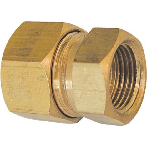Raccord bicône droit 700B femelle 3/8" pour tube cuivre Ø12 - THERMADOR 700B1212