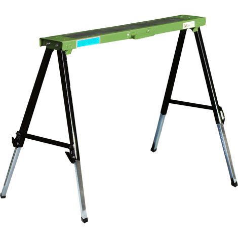 Arbeitsbock klappbar höhenverstellbar bis 91 cm Gerüstbock Unterstellbock Stützbock Klappbock (1/5)