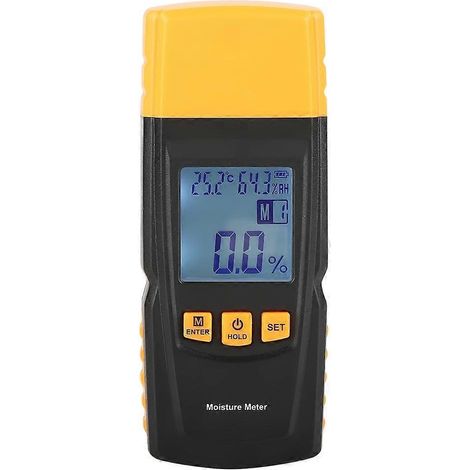 GM610 Digitales LCD-Holzfeuchtemessgerät mit 2 Pins