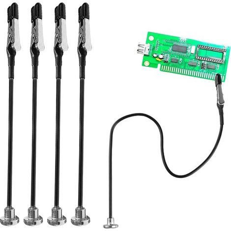 Manos magnéticas auxiliares，Tercera mano para soldar con brazos flexibles tipo cuello de cisne，4 piezas (1/5)