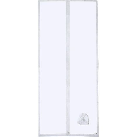 Türdichtung für mobile Klimageräte mit eingenähter Schlauchverlängerung für optimale Kühlleistung, reduzierten Energieverbrauch, mit Reißverschluss, 90x210cm