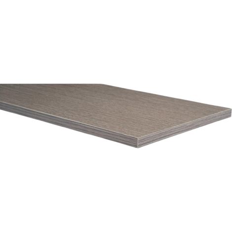 MENSOLA IN TRUCIOLARE 'ECOPAN' 100 x 50 x 1,8 - rovere grigio- 5 pezzi