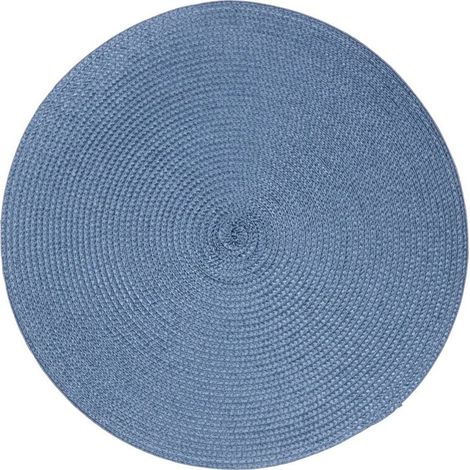 Dimo Tovaglietta in PP D 38 cm Blu – Sottopiatto Resistente per Tavola e Cucina (1/2)